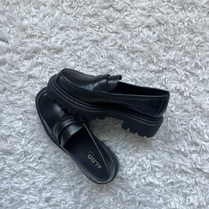 Black Aldo Loafers